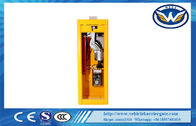 Yellow Electric Motor Vehicle Barrier Gate AC220V Drop Arm Barrier Gate